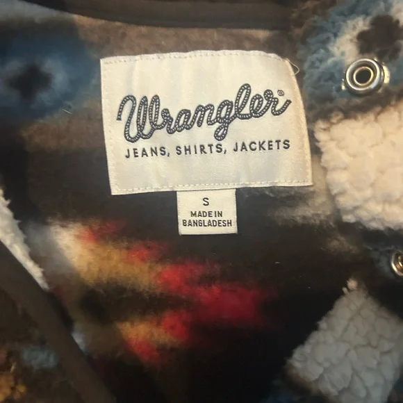 Wrangler Multicolor Fleece Jacket - Picture 2 of 3